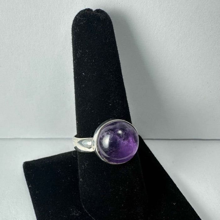 Amethyst Ring - Size 9 - Smokin Resin Company