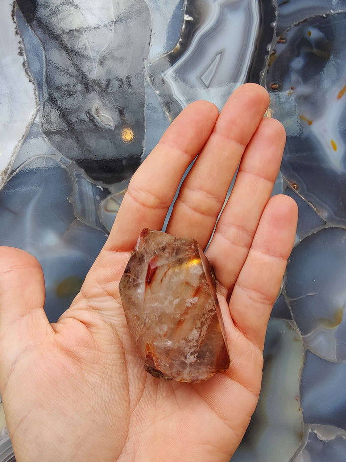 Amphibole "Angel Phantom" Quartz Brazil - Smokin Resin Company