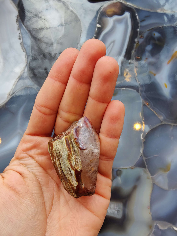 Amphibole "Angel Phantom" Quartz Brazil - Smokin Resin Company