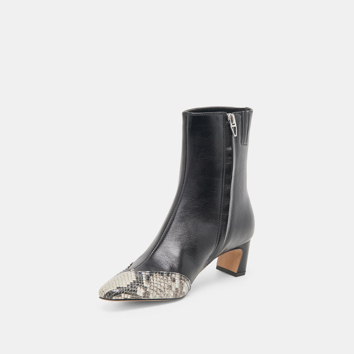 ANIKA BOOTS BLACK MULTI LEATHER