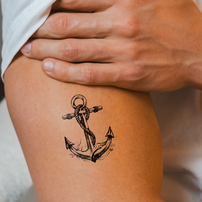 Anker der Tiefe Tattoo
