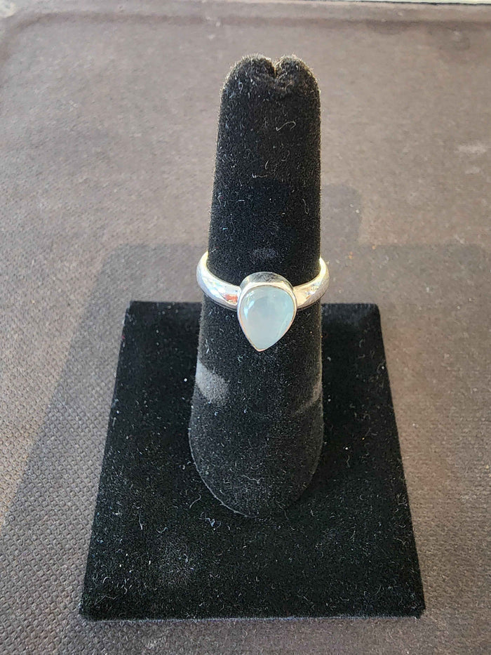 Aquamarine Ring in .925 Sterling Silver - Smokin Resin Company