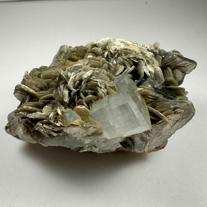 Aquamarine with Muscovite on Matrix from Shigar Valley, Skradu, Pakistan - Smokin Resin Company