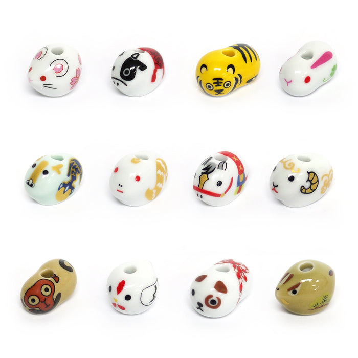 ARITA CHINESE ZODIAC INCENSE HOLDER SET- 1 each of all 12