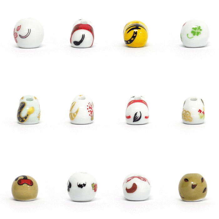 ARITA CHINESE ZODIAC INCENSE HOLDER SET- 1 each of all 12