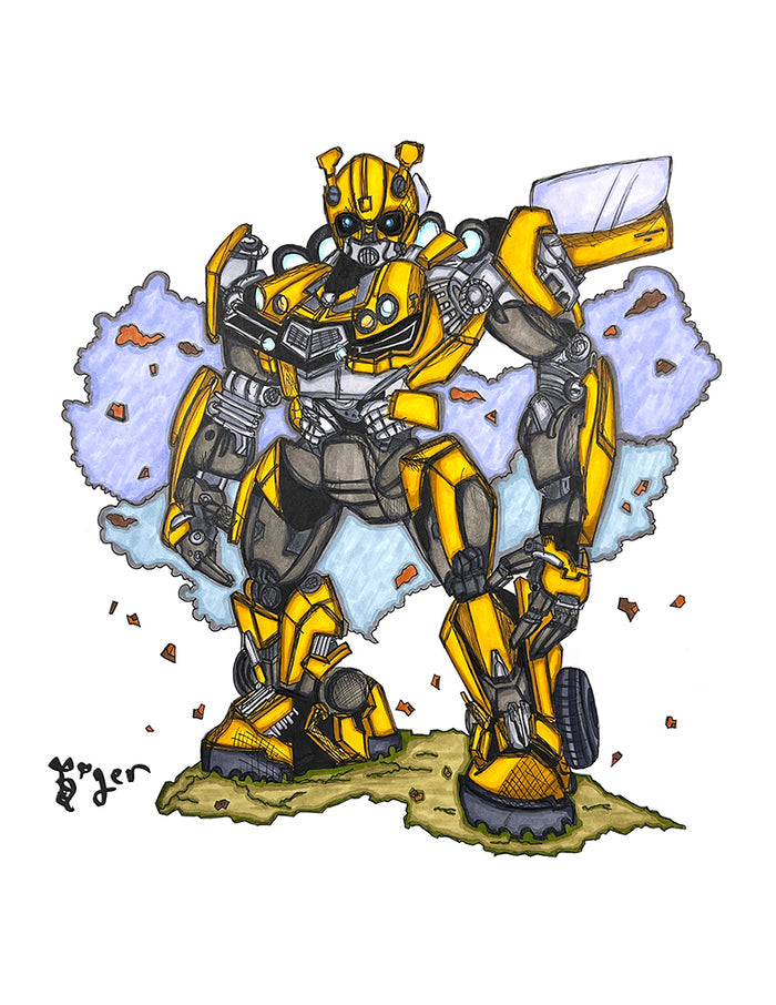 Art Print - SH15 Bumblebee - Transformers