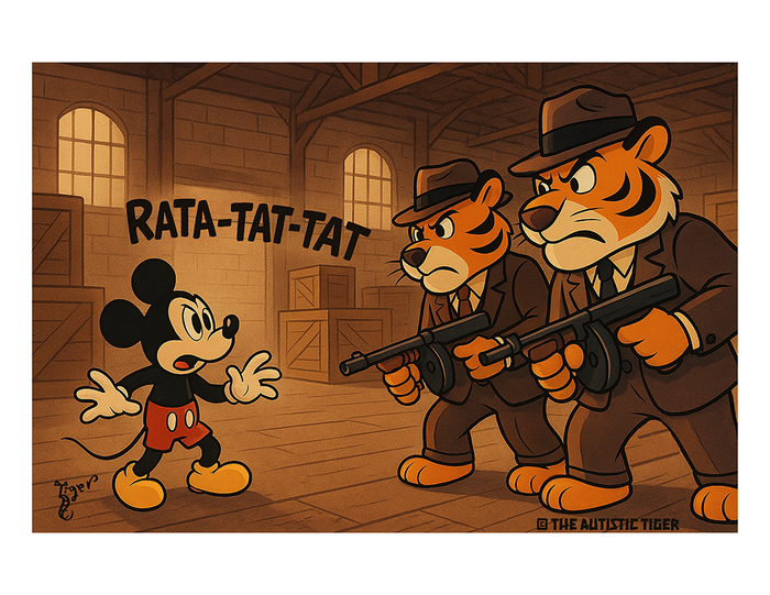 Art Print - T11 RATA-TAT-TAT - Mickey Mouse