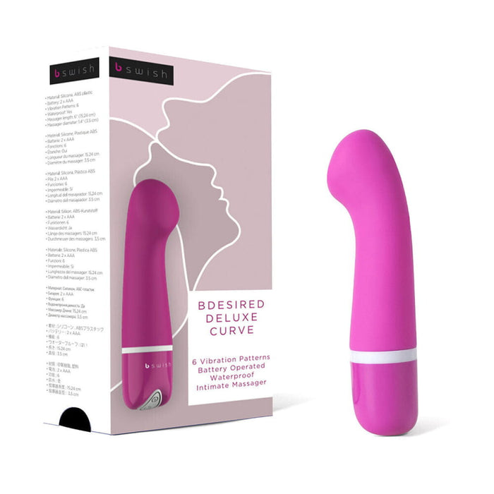 B Swish Bdesired Deluxe Curve - Rose Intimates Adult Boutique
