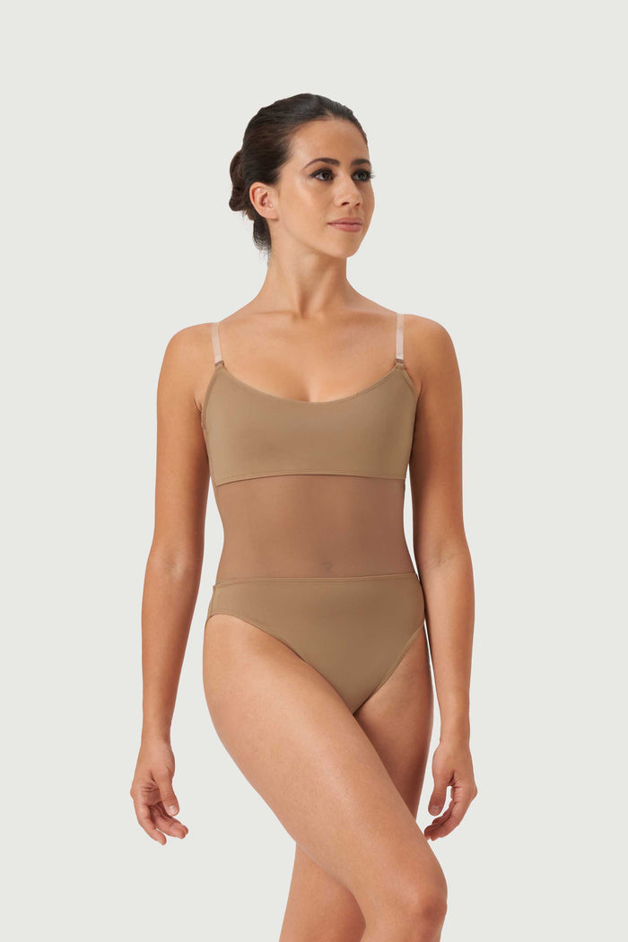 B53377 - Bloch Cordelia Mesh Panel Womens Body Liner
