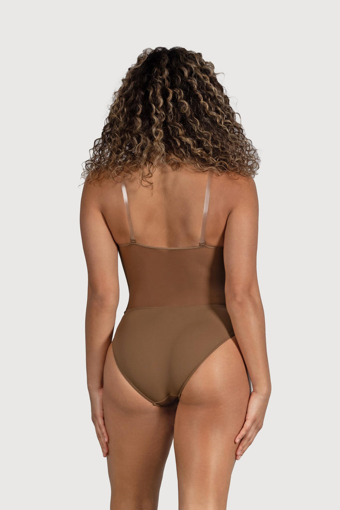 B53377 - Bloch Cordelia Mesh Panel Womens Body Liner