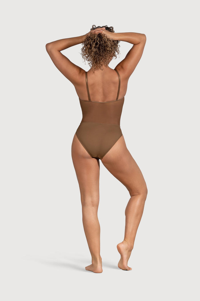 B53377 - Bloch Cordelia Mesh Panel Womens Body Liner