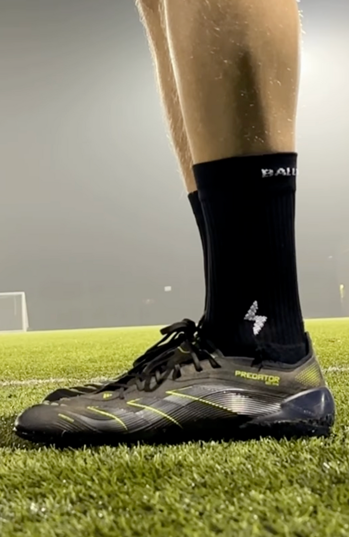 Ballera Performance Grip Sock - Black