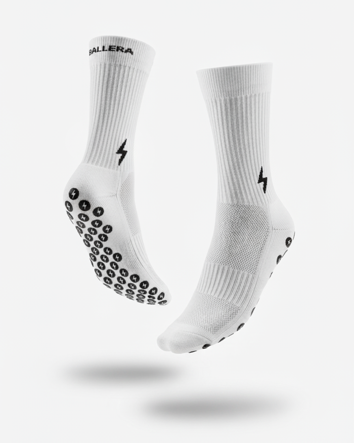 Ballera Performance Grip Sock - White