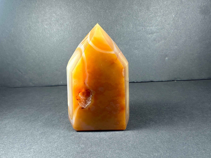 Banded Carnelian Tower from Brazil - Smokin Resin Company