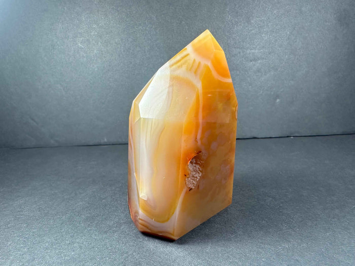 Banded Carnelian Tower from Brazil - Smokin Resin Company