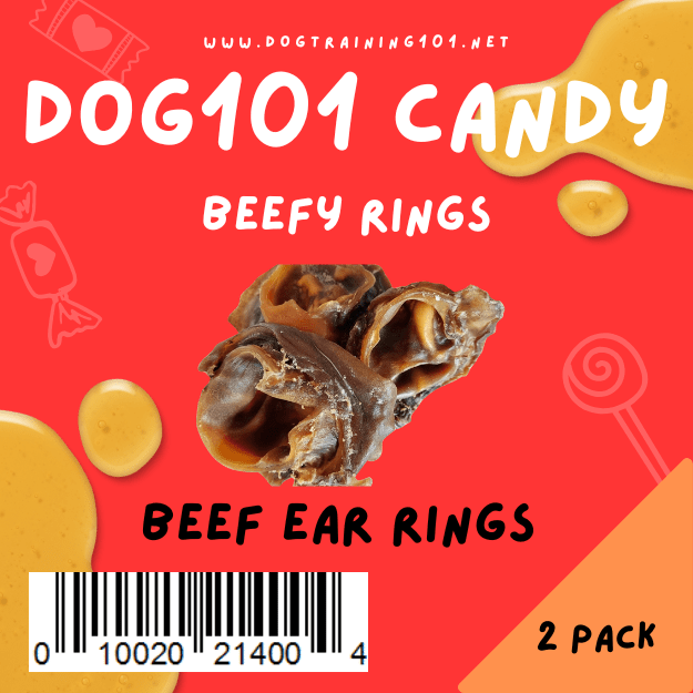 Dogtraining101 2 Pack Beef Ear-Rings
