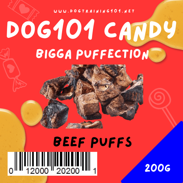 Dogtraining101 200g Beef Puffs