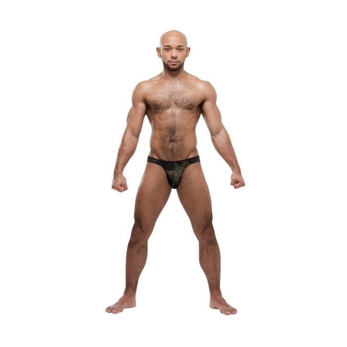 Black Gold Bong Thong L-xl Intimates Adult Boutique