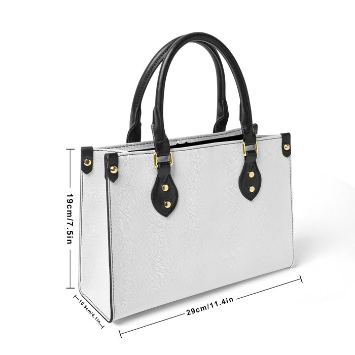 Black Handled Tote - The Autistic Tiger Stonehenge - PU Leather