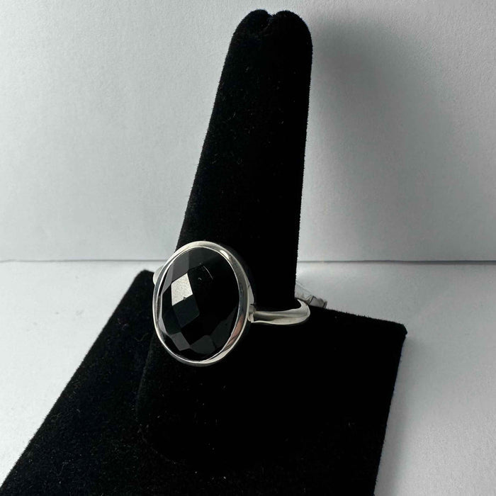 Black Onyx Ring - Size 11.5