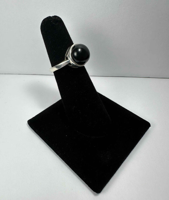 Black Onyx Ring - Size 5 - Smokin Resin Company