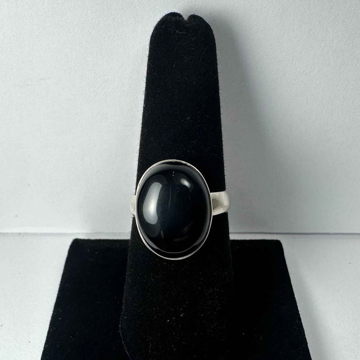 Black Onyx Ring - Size 7