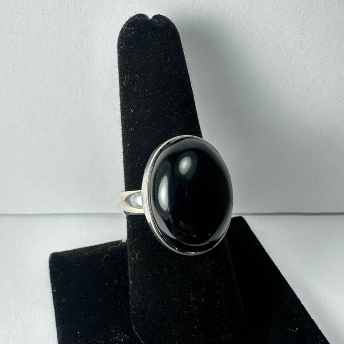 Black Onyx Ring - Size 8.5