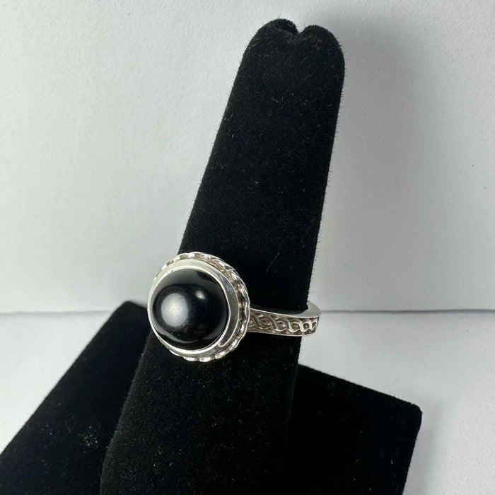 Black Onyx Ring - Size 8