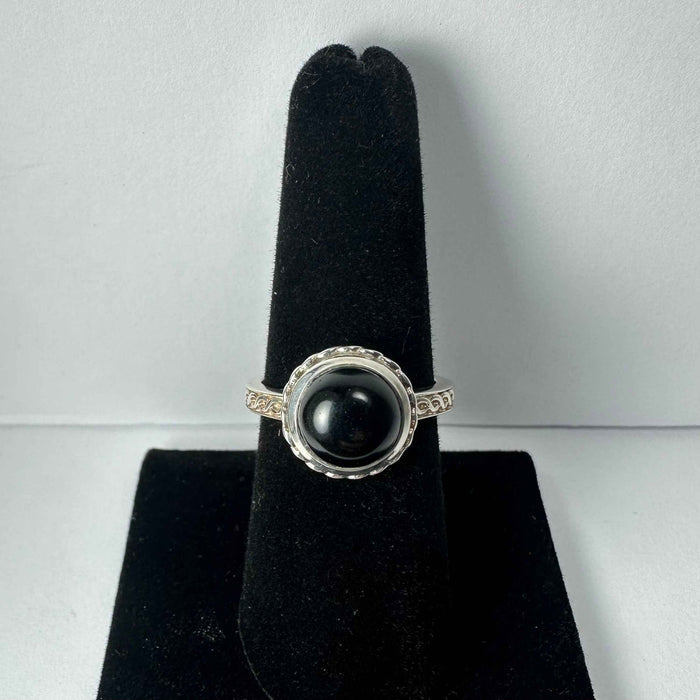 Black Onyx Ring - Size 8