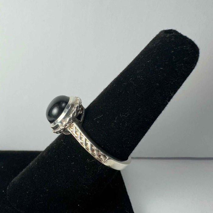 Black Onyx Ring - Size 8
