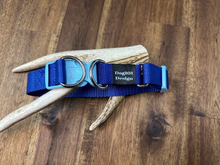 Dogtraining101 Large Blue - Blue Clip Double Up Collar