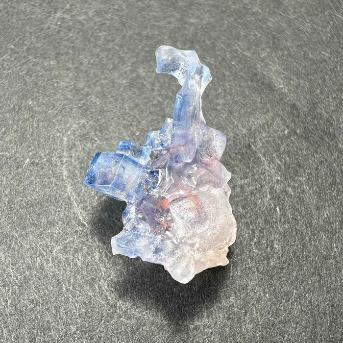 Blue Fluorite Cube, Minerva Mine #1, Hardin Co. Illinois - Smokin Resin Company
