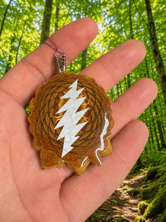 Bolt Pinecone Pendant| Handmade PNW Jewelry | #44
