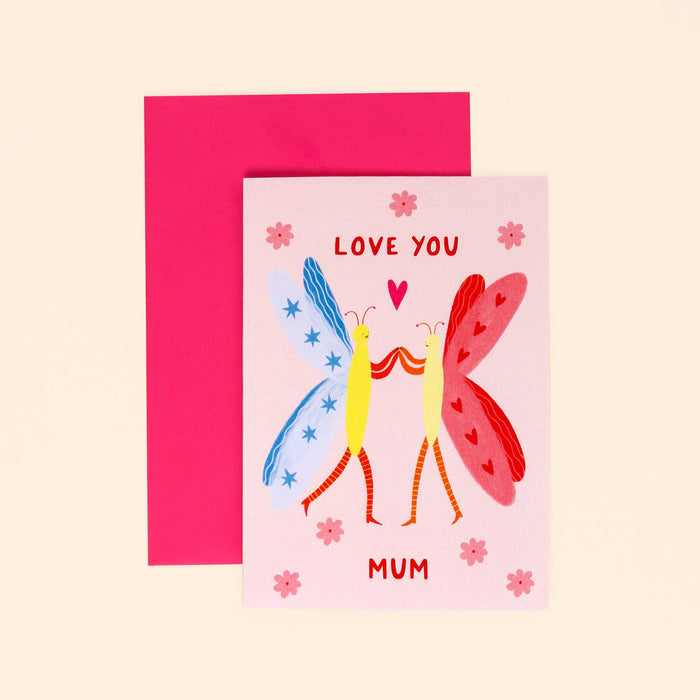 Butterfly Love You Mum Card | Mother’s Day Card | Birthday