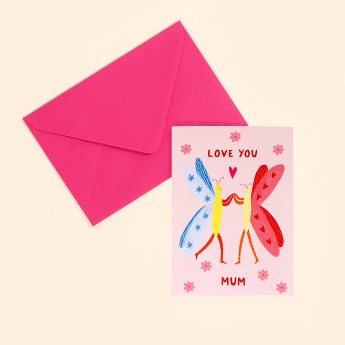 Butterfly Love You Mum Card | Mother’s Day Card | Birthday