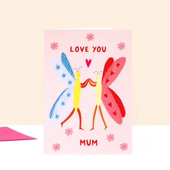 Butterfly Love You Mum Card | Mother’s Day Card | Birthday