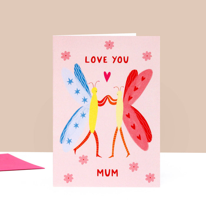Butterfly Love You Mum Card | Mother’s Day Card | Birthday