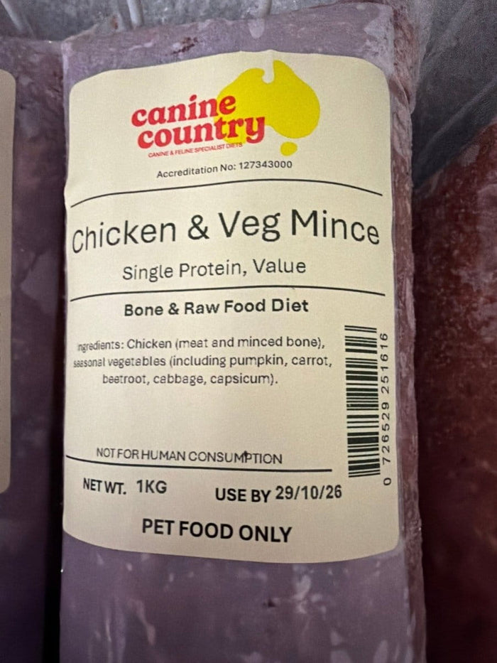 Canine Country Canine Country Chicken & Vegetable Mince Roll