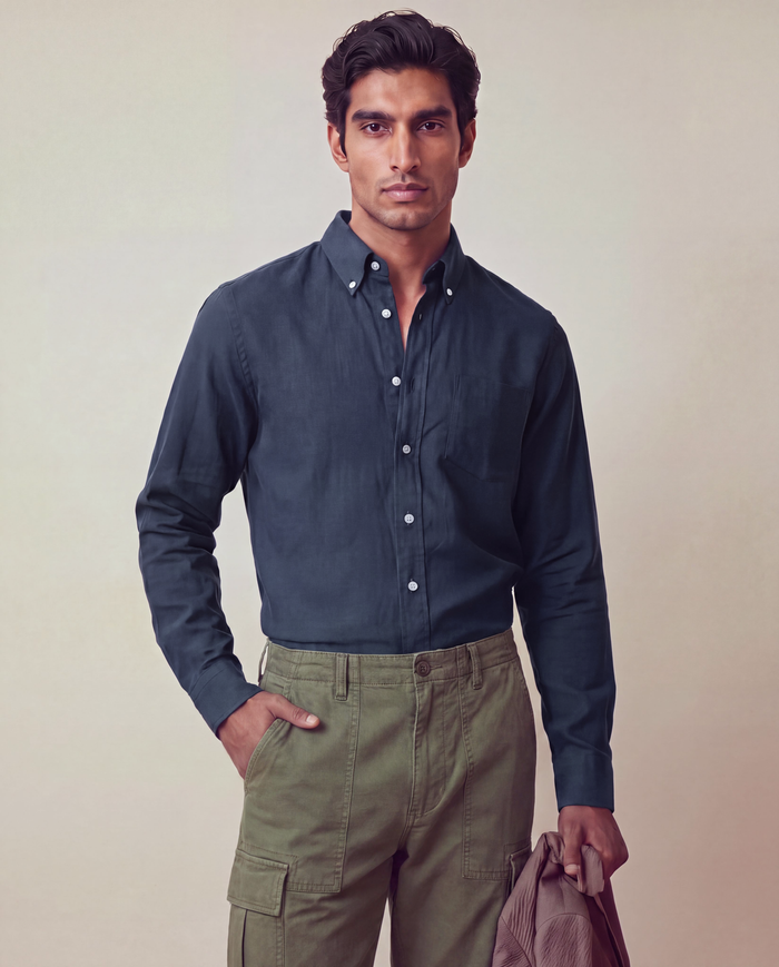 Made to Measure / Navy Oxford / Standard