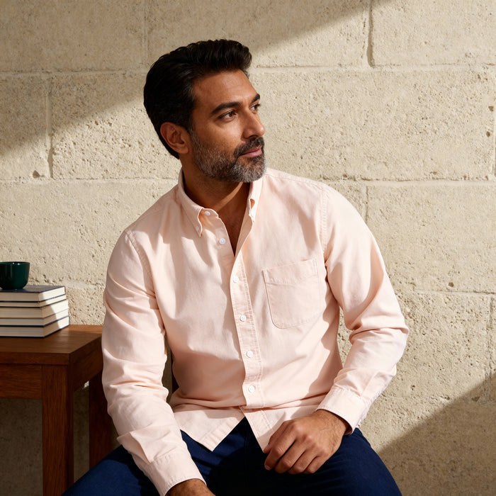 Made to Measure / Coral Whisper Garment Dyed Oxford / Standard