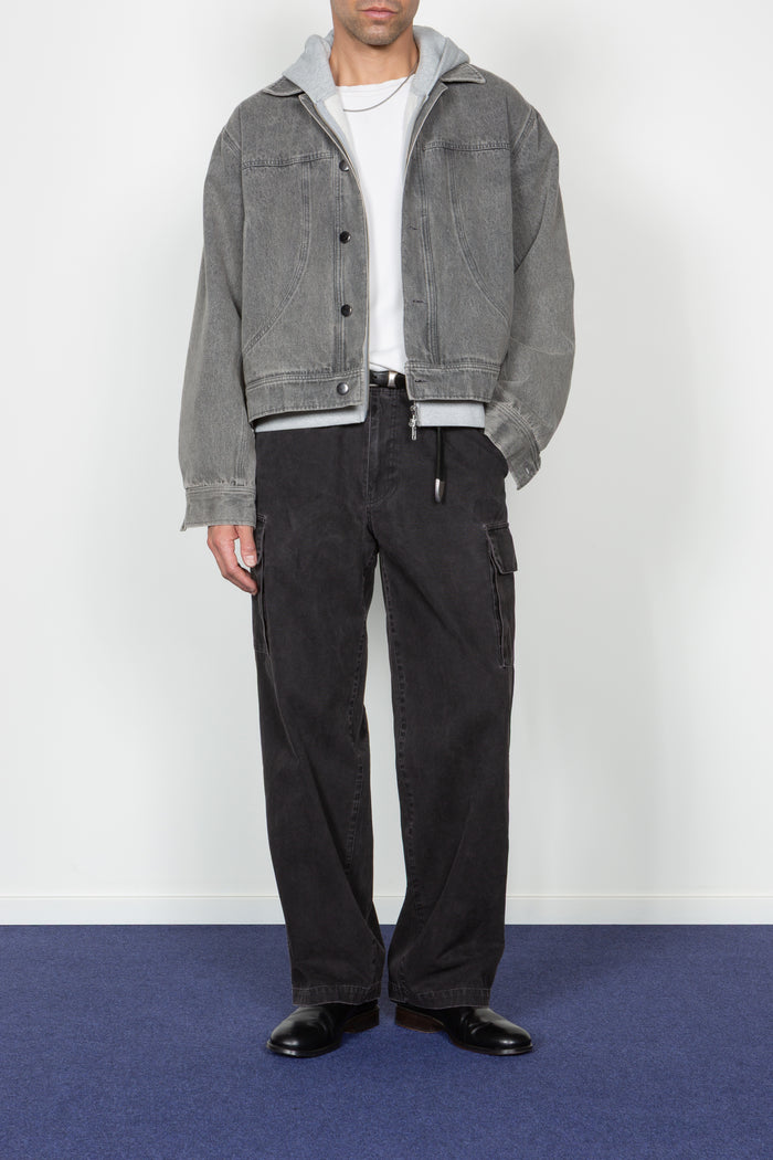 Cargo Pant - Washed Black Canvas