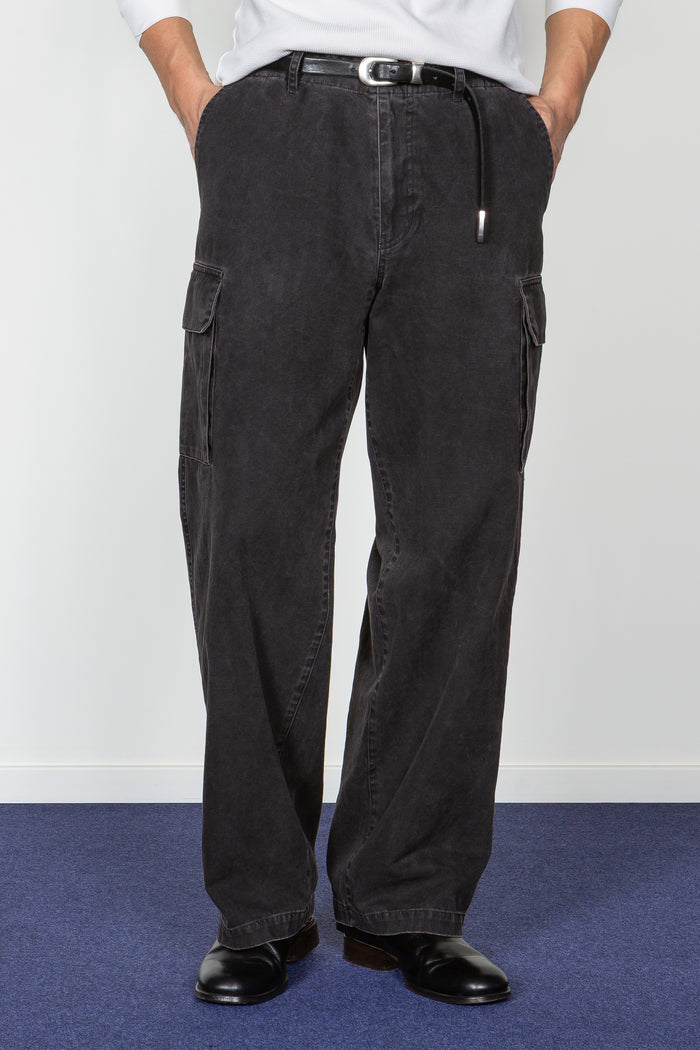 Cargo Pant - Washed Black Canvas