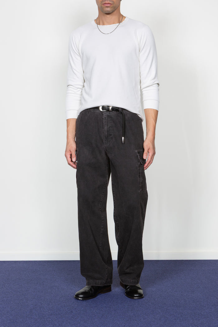 Cargo Pant - Washed Black Canvas
