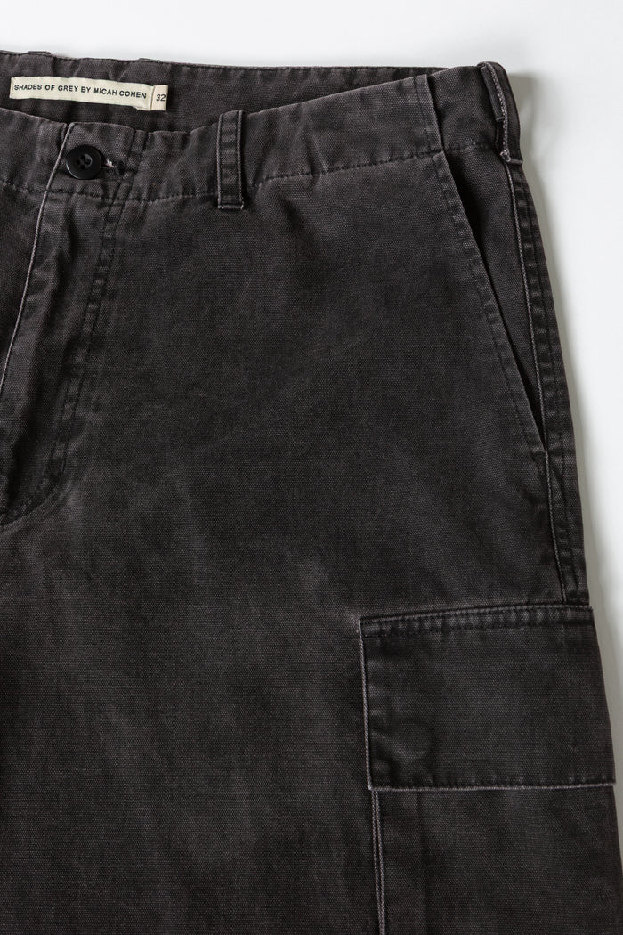 Cargo Pant - Washed Black Canvas