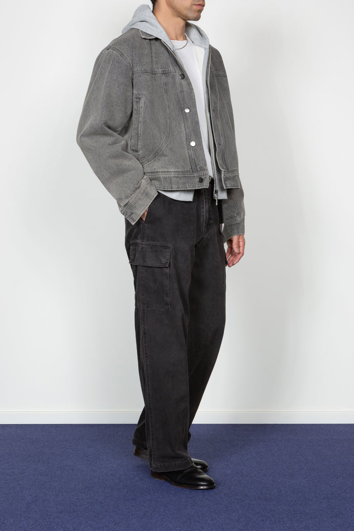 Cargo Pant - Washed Black Canvas