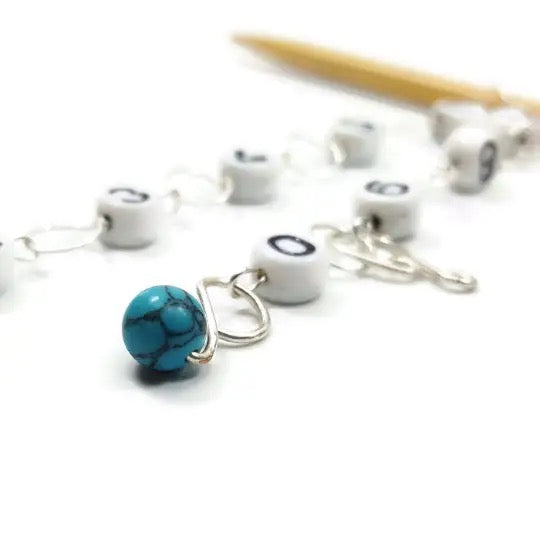Original (straight) Chain / Turquoise / Medium (up to US8)