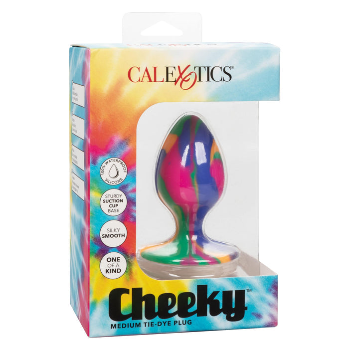 Cheeky Medium Tie Dye Anal Plug  Intimates Adult Boutique