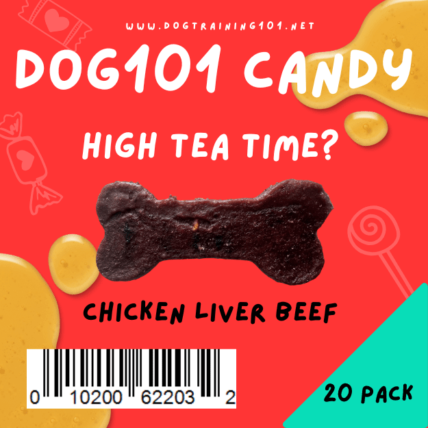 Dogtraining101 20 Pack Chicken Liver Beef - Small Biscuits