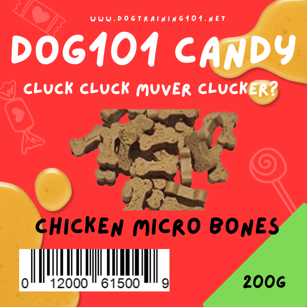 Dogtraining101 200g Chicken Micro Bones Training Treats 100g