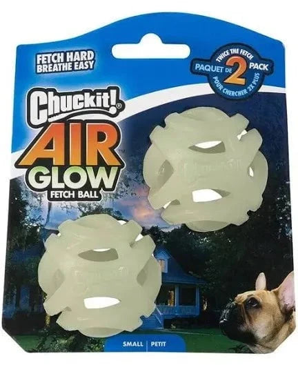 Chuckit Chuckit! Max Glow Air Fetch Small 2pk
